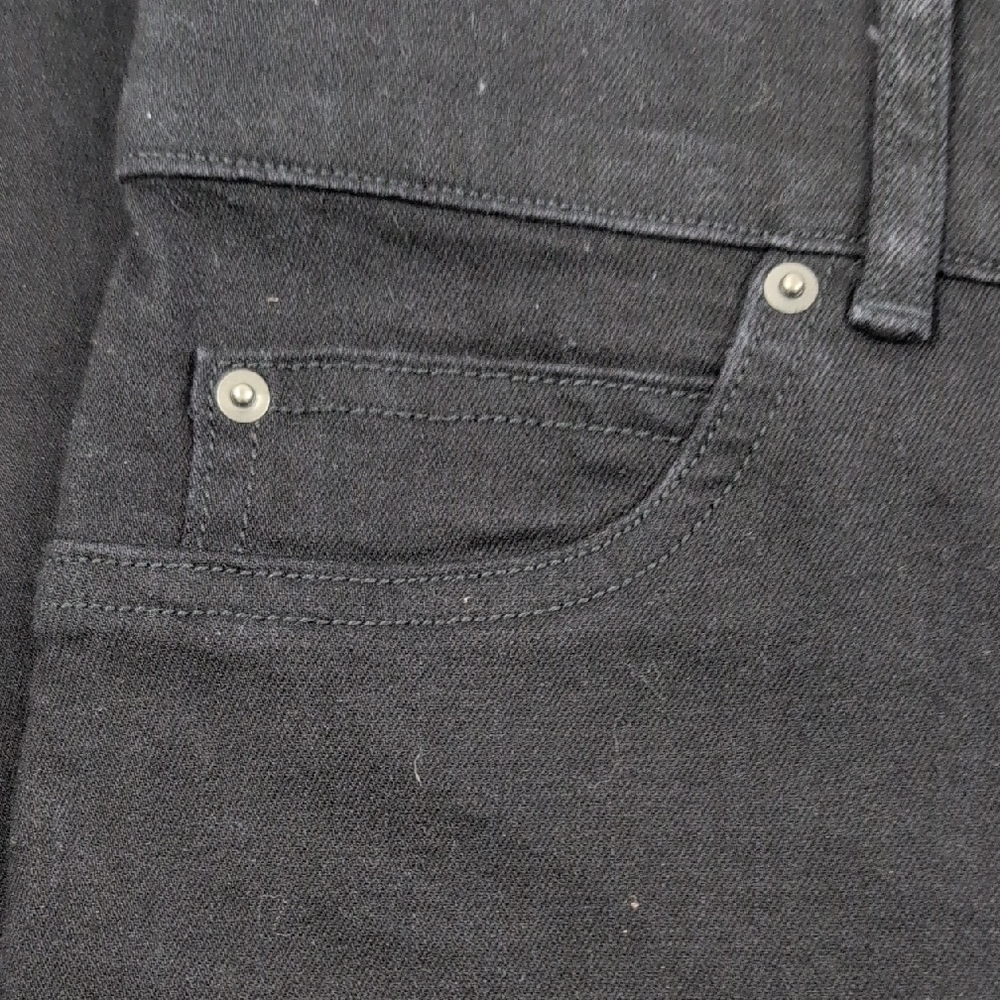 SPANX Black Flare Leg Pants - Size XL Petite - Picture 4 of 11